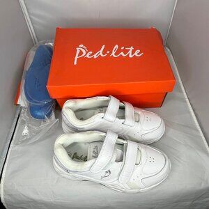 Pedilite Adele Womens Velcro Shoes W/ 2 pr Dual Density Diabetic Insoles